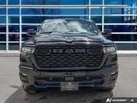 Odometer is 33495 kilometers below market average! Diamond Black Crystal Pearlcoat 2025 Ram 1500 Big... (image 8)