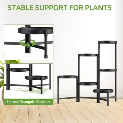 BRAND NEW - iDavosic.ly 6 Tier Large Plant Stand Indoor, 10 Inch, View more