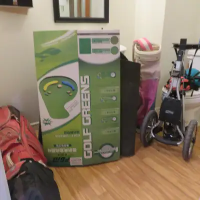 GOLF CART, GOLF BAG, GOLF PUTTING GREEN, View more