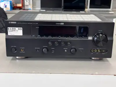 Yamaha RX-V765 Home theater receiver 95 watts x 7 into 8 ohms (20-20,000 Hz) at 0.08% THD Dolby True...