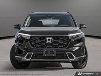 The 2025 Black Honda CR-V Hybrid Touring AWD is your gateway to balanced power and superior handling... (image 1)