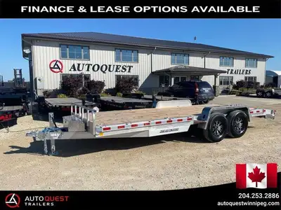 Our 2026 Stronghaul 82in. x 20’ (18’ + 2’ Beavertail) Tandem Axle Aluminum Equipment Trailer is desi...