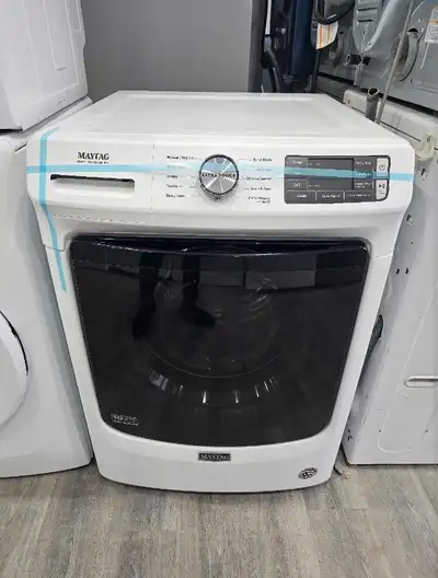 WOW Maytag 27" White Frontload Stackable Washer CAN DELIVER, View more