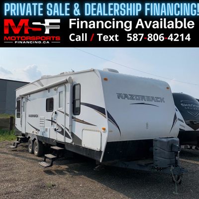 Welcome to Motorsports Financing - Kelowna! 2013 Dutchmen Razorback
