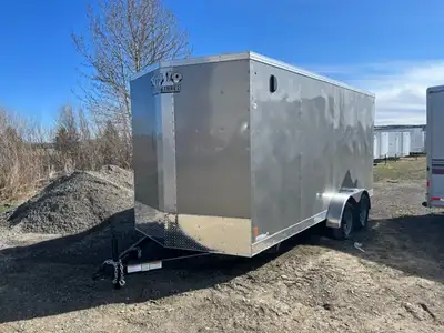2022 Big 10 7x16 +16" V nose Cargo Trailer Standard Features (2) 3500# spring axles (5" C Channel To...