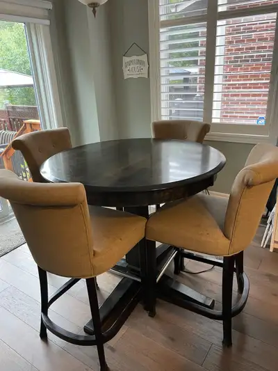 High Top Dining Table and Chairs, View more