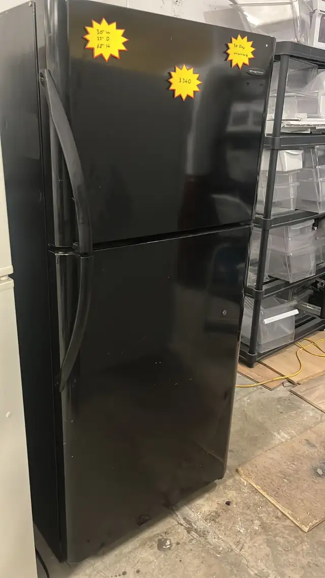 Frigidaire 30” Black Fully Tested  30-Day Warranty in Refrigerators in Kitchener / Waterloo - Image 3