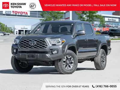 Magnetic Gray Metallic 2023 Toyota Tacoma TRD Off Road Premunim V6! Navigation / Leather / Sunroof /...