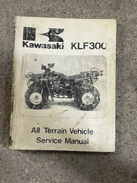 Sm202 Kawasaki KLF300 Service Manual 99924-1057-02