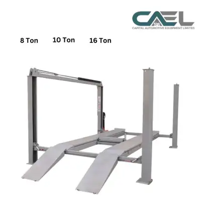 FINANCE AVAILABLE ! LOW PRICE BRAND NEW CAEL Four-Post Heavy Lift (8T/10T/16T) Model CAEL - H8T Lift...