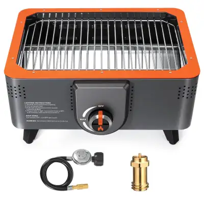 WE DELIVER - Tabletop Propane Gas Grill, Portable... LOT# 28, View more