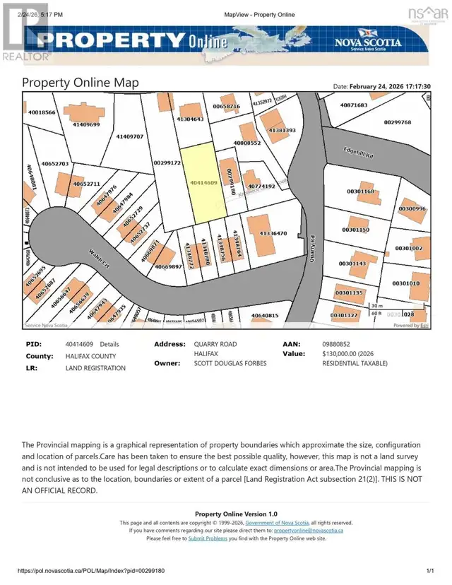 Lot Knollwood Lane Halifax, Nova Scotia in Land for Sale in City of Halifax - Image 5