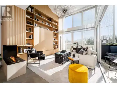 UNPARALLELED PERFECTION! MODERN ART MEETS WARM LUXURY LIVING in this West Point Grey top floor, One-...