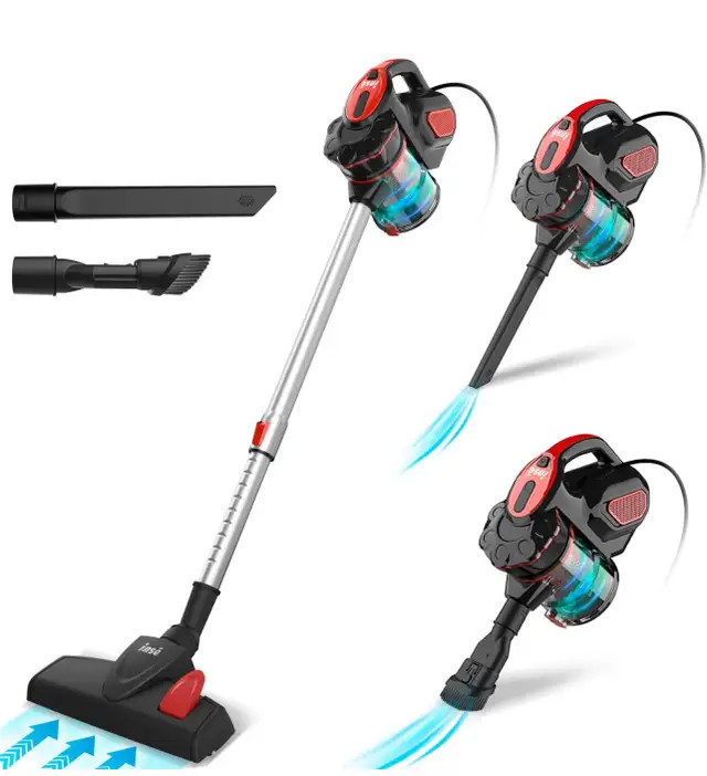 INSE Vacuum Cleaner Corded Bagless Stick 18 KPA **Powerful** in Vacuums in London - Image 2