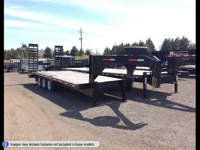 Miska Trailer Factory custom builds gooseneck & fifth wheel float trailers - call for current stock...