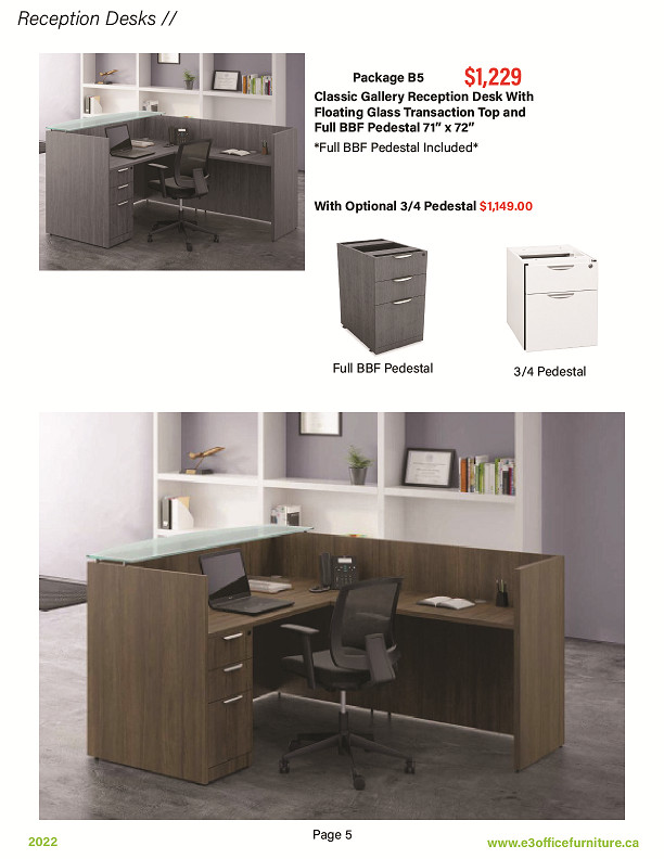 Reception Desk - Halifax, NS - Office Furniture Supplier in Desks in Dartmouth