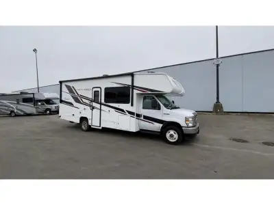 Coachmen Freelander Class C gas Motorhome 26DS highlights: Dual Slides Queen Bed J-lounge Dinette Tw...