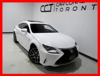 2017 LEXUS RC300 COUPE CARFAX VERIFIED, CLEAN TITLE ONLY 63,000KM! AUTOMATIC TRANSMISSION WHITE EXTE... (image 1)