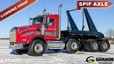 Heavy truck - # STOCK: C-37066 2016 KENWORTH T800 CAMION À REBUS LUGGER 2016 KENWORTH T800 GARBAGE T...