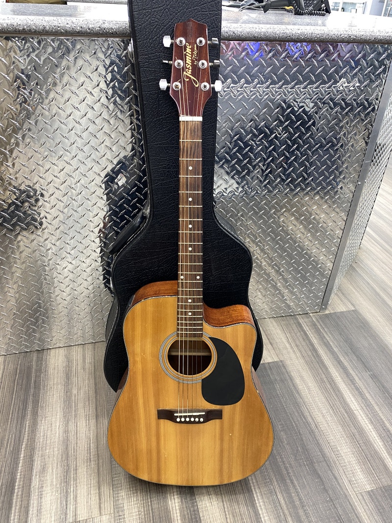 Takamine Jasmine ES 33C Acoustic Electric Guitar w/Hard Case Guitars