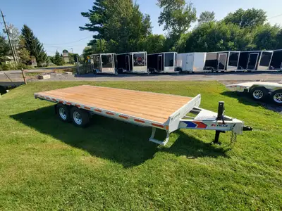 # 2026 K-TRAIL 20' 14000lbs Deckover NO MORE RUST Model : DKO20-14 Built in rub rail Removable front...