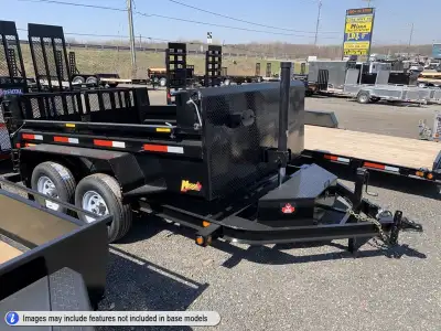 Miska Ultra Low Pro 5 Ton Heavy Duty Dump Trailer 9,990lb GVWR, 81in.x10' Dump Trailers Starting at...