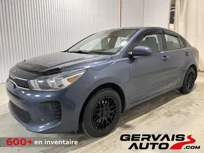 La Kia Rio LX BM 2018 usagée offerte chez Gervais Auto Trois-Rivières est une berline 4 portes simpl...