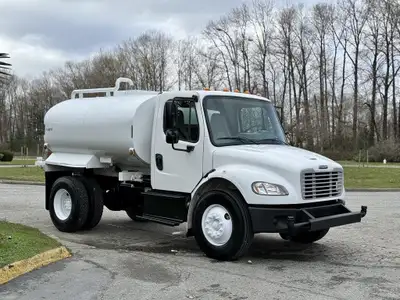 2016 Freightliner M2 106 Tank Truck Water Tank PTO Pump 6 Speed Manual Hydraulic Brakes Overall Dime...