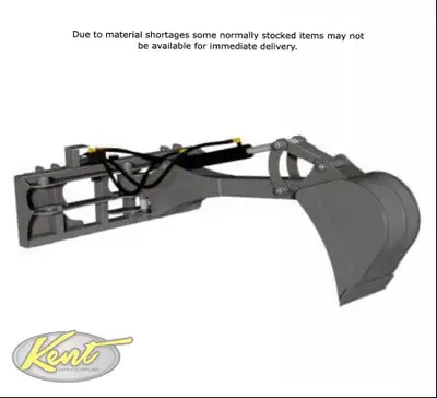 Welcome to Kent Farm Supplies Limited! Big Arm Backhoe for Skidsteer QTach to most skidsteer loaders...