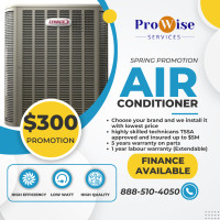 $2150 Lennox Air Conditioners, With Installation; $300 Promotion