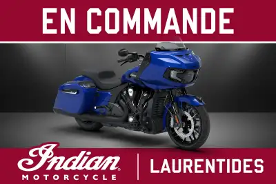 Alary Sport Cette MOTOCYCLETTE INDIAN CHALLENGER DARK HORSE 112 CU-IN POWERBAND 2026 est disponible...