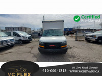 Torontos Largest Selection of Certified Pre-Owned Cube Vans - 2018 GMC Savana G3500 - 16Ft Box - Equ... (image 3)