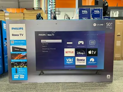 PHILIPS 50" FULL HD SMART FRAMELESS ROKU TV [50PFL6643], View more