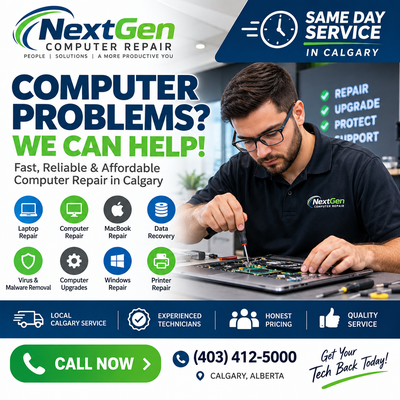 Computer Repair & IT Help – Calgary, View more