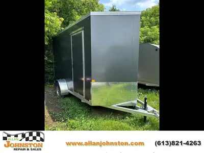 Welcome to Allan Johnston Repair & Sales Single Axle 6x12 84" high enclosed trailer .