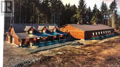 Over 5 acres of oceanfront property... spectacular views of the Pacific Ocean & the Olympic Mountain...