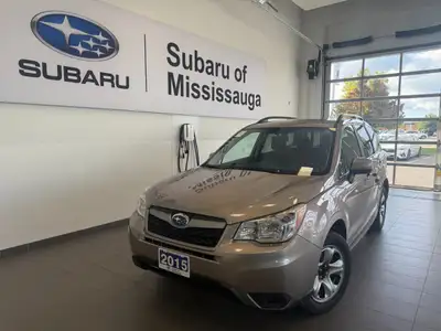 This reliable low km one owner, clean carfax 2015 Subaru Forester 2.5i provides a combination of Saf...