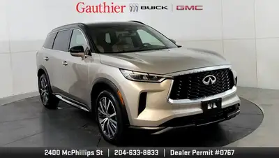 The 2025 INFINITI QX60 Autograph delivers unparalleled luxury as the top-tier trim of the three-row...
