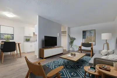 Amenities: Quiet Building • Heat & Water Included • Open Living Rooms Suite & Building: Spacious bac...