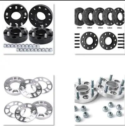 WHEEL SPACER SPACERS AUDI BMW FORD DODGE VW 7MM 10MM 12MM 15MM 20MM 5x120 5x112 5x114.3 5x127 RAM A4...