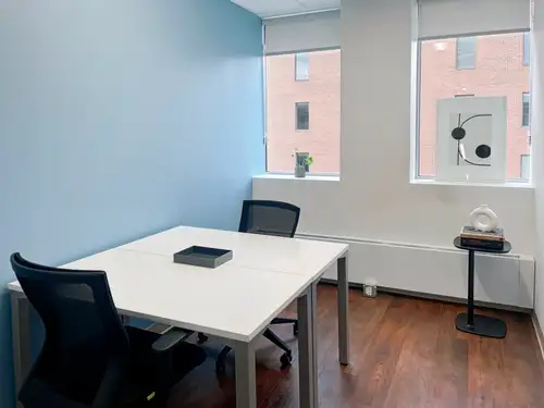 Get started right away with a ready-to-use office space to rent for two. Make a home for your busine...