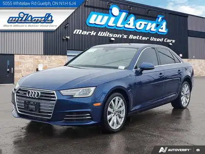 Come see this certified 2017 Audi A4 Komfort Quattro | 6-Speed Manual | Leather | Sunroof | Heated S...