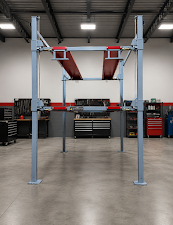 Unique Lifts 4 Post Car Lift IN STOCK – READY FOR PICKUP OR DELIVERY XLT-3X TRIPLE STACKER – STORE 3...