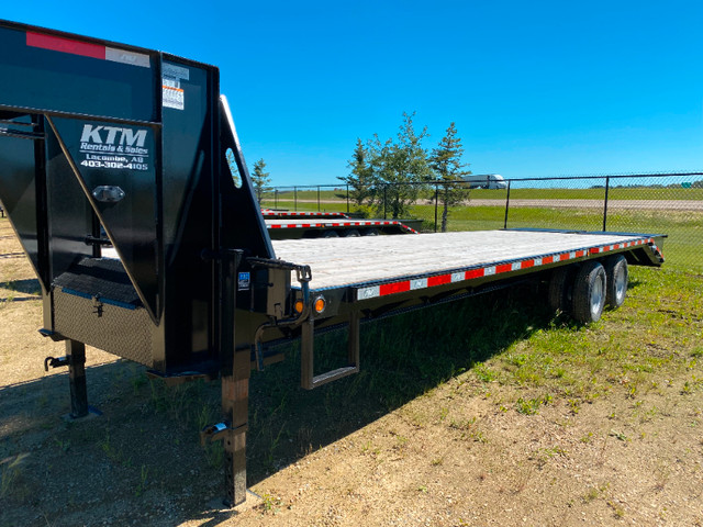 **2024 8.5 x 30' Gooseneck, Monster Ramps, 20000# GVWR in Cargo & Utility Trailers in Edmonton - Image 3