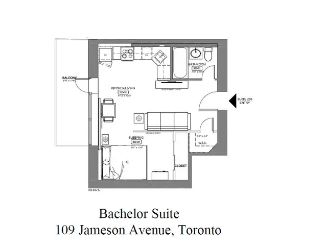 Bachelor Apartment - Apartment for Rent - King West-Parkdale in Long Term Rentals in City of Toronto - Image 10