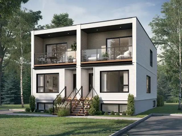 JUMELÉ MODERNE NEUF À VENDRE - RIVIÈRE-DU-LOUP