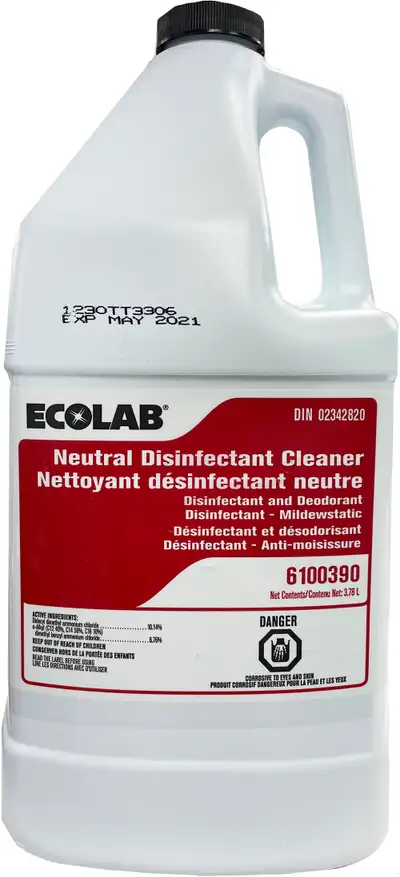 ECOLAB NEUTRAL DISINFECTANT CLEANER, View more