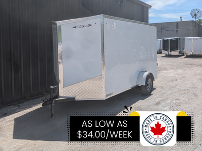 Welcome to Vehicle Venture. SINGLE AXLE 2026 WEBERLANE 6'X12' ESTATE SERIES ENCLOSED CARGO TRAILER W...