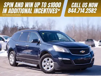 This 2016 Chevrolet Traverse LS is powered by a smooth and capable 3.6L V6 engine paired with a reli...