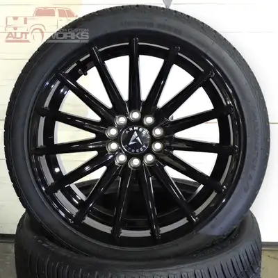 ARMED RIVAL GLOSS BLACK 18-INCH WHEELS! COMES WITH 225/40r18 ALL WEATHER tires BRAND - ILINK MODEL -...